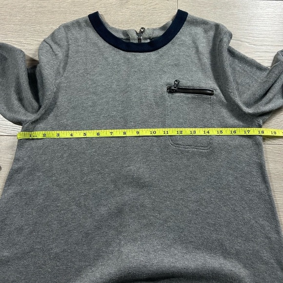 Rag & Bone Women's Gray Long Sleeve Thin Knit Sweater Top - Picture 9 of 10